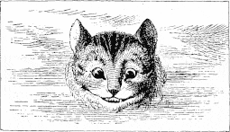 Cheshire cat (John Tenniel, 1865) - animatie: JudyElf, CC by-nc-sa