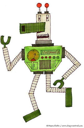 rennende robot - fragmented @ Flickr, CC by-nc-nd